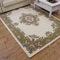 Royal Aubusson cream beige rug