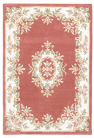 Royal Aubusson rug rose