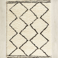 Origins Berber Natural Moroccan Shaggy Rug 120x170cm