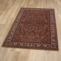 Kashqai Classic New Zealand Wool Brown Rug