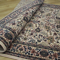 Kashqai Cream Traditional Wool Rug