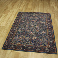 Kashqai Pastel Blue Wool Rug