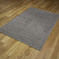 Geo Grey Plain Rug