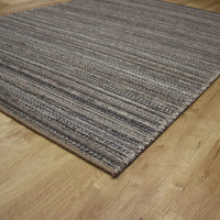Goa Flatweave Grey Wool Rug 2002