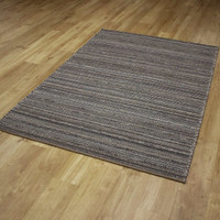 Goa Flatweave Grey Wool Rug 2002