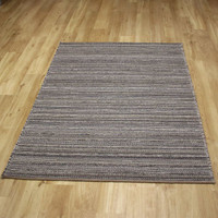 Goa Flatweave Grey Wool Rug 2002