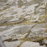 Quartz Cloud Metallic Gold Rug