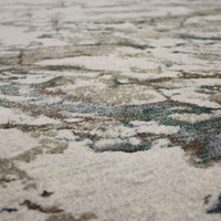 Quartz Cloud Metallic Aqua Rug