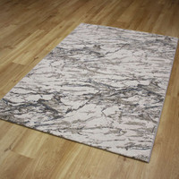 Quartz Cloud Metallic Silver Rug