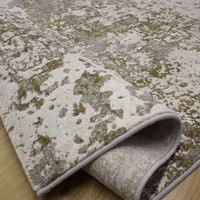 Quartz Dust Metallic Gold Rug