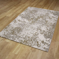 Quartz Dust Metallic Gold Rug