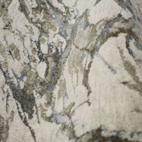 Quartz Dust Metallic Silver Rug