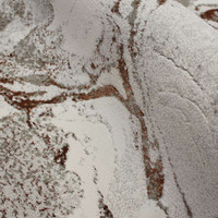 Quartz Marble Metallic Rust Rug