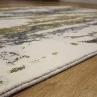 Stella Metallic Silver Gold Stylish Rug
