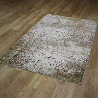 Stella Metallic Golden Pink Floor Rug