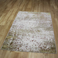Stella Metallic Golden Pink Floor Rug