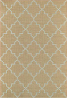 Indoor Outdoor Rug Orange Newquay 120x170cm