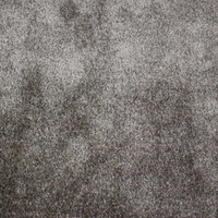 Coral Plain Rug Dark Silver Grey Thick Pile