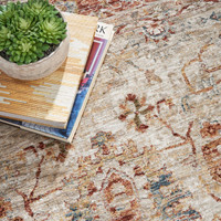Sahar Distressed Vintage Ivory Rug SHR02