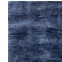 Katherine Carnaby Chrome Rug Plain Ink Blue