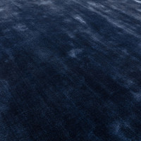 Katherine Carnaby Chrome Rug Plain Ink Blue