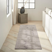 Calvin Klein Linear Stylish Grey Rug