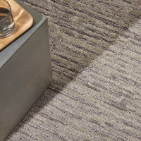 Calvin Klein Linear Stylish Grey Rug
