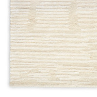 Calvin Klein Linear Stylish Ivory Rug