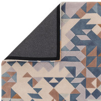 Enigma Wool Rug Blue Multi Geometric
