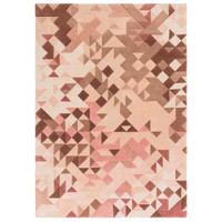 Enigma Wool Rug Rose Multi Geometric