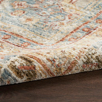 Sahar Distressed Vintage Blue Rug SHR01 