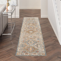 Sahar Distressed Vintage Blue Rug SHR01 