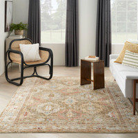Sahar Distressed Vintage Green Rug SHR01
