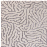 Katherine Carnaby Coral Silver Wool Rug