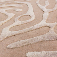 Katherine Carnaby Coral Sand Wool Rug