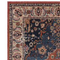On Sale Zola Heris Rug Persian Blue Rust 120x170cm