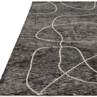 Mason Linear Charcoal Rug