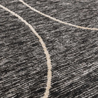 Mason Linear Charcoal Rug