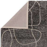 Mason Linear Charcoal Rug