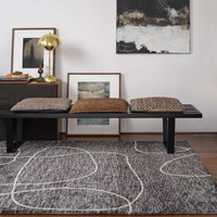 Mason Linear Charcoal Rug