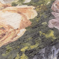 Clarke & Clarke Floretta Blush Charcoal Rug