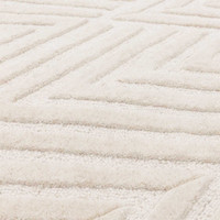 Hague Ivory Thick Woollen Rug Hand Tufted