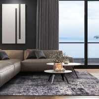 Brintons Calisia Eddie Graphite Wool Rug