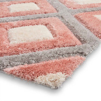 Olympia GR224 Silky Grey Pink Rug