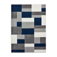 Matrix MT61 Grey Navy Rug