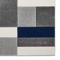Matrix MT61 Grey Navy Rug
