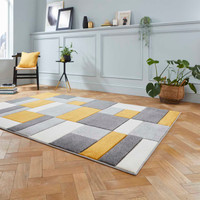Matrix MT61 Grey Yellow Rug