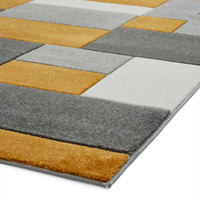Matrix MT61 Grey Yellow Rug