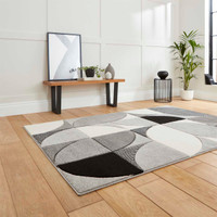 Matrix MT63 Grey Black Rug