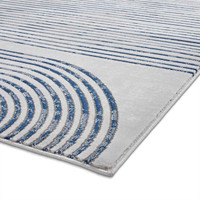 Apollo 2683 Grey Navy Rug